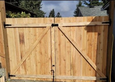 Wood Fence Installation